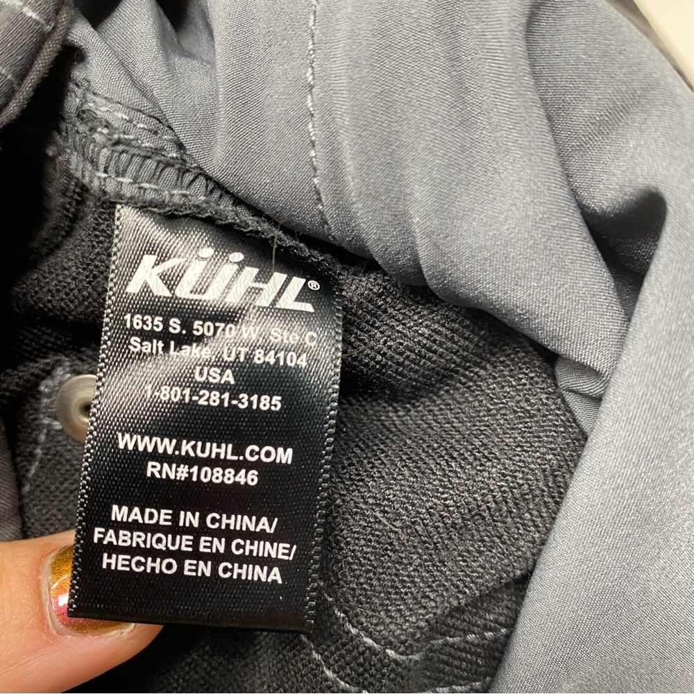 Kuhl Women's Wide Leg Pants in Black with Contrast Stitching - Picture 7 of 11